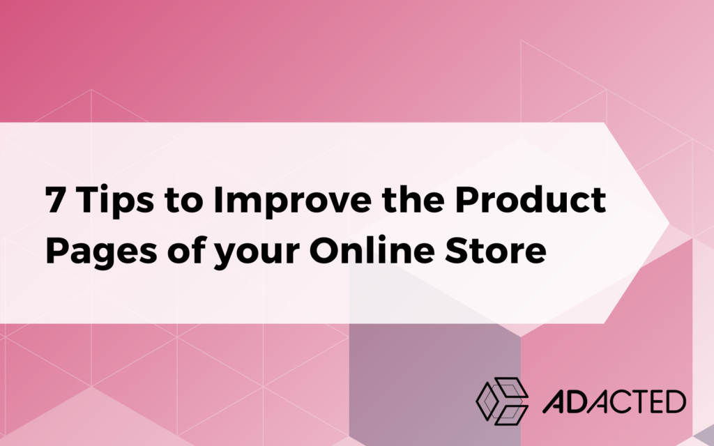 Optimize Your Product Pages