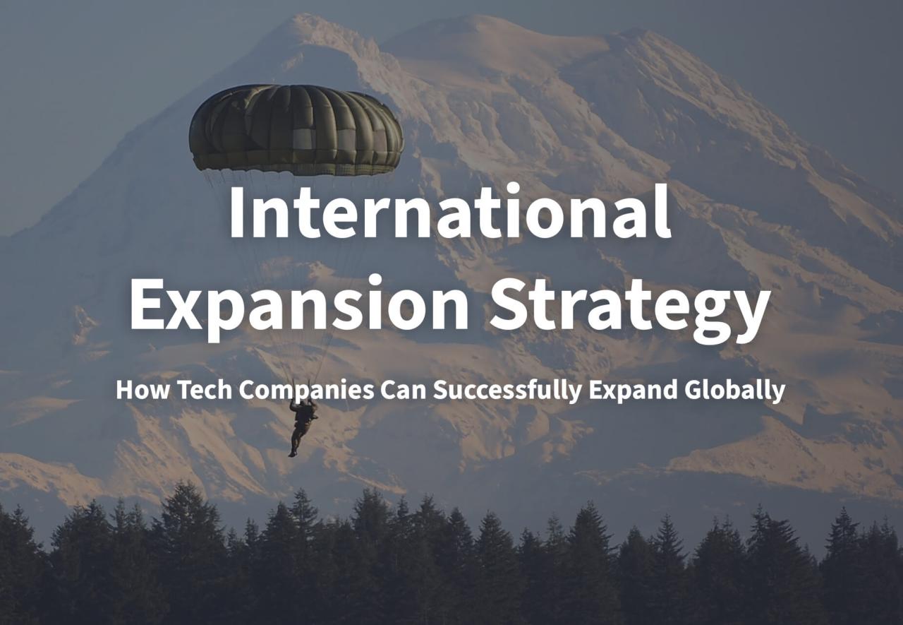 Global expansion strategy